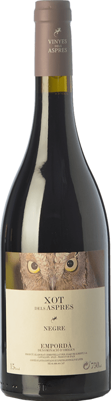 15,95 € Free Shipping | Red wine Aspres Xot Joven D.O. Empordà Catalonia Spain Syrah, Grenache, Cabernet Sauvignon Bottle 75 cl