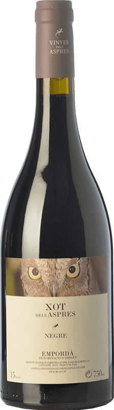 17,95 € | Red wine Aspres Xot Young D.O. Empordà Catalonia Spain Syrah, Grenache, Cabernet Sauvignon Bottle 75 cl