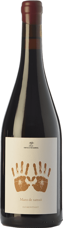 65,95 € Free Shipping | Red wine Vinyes d'en Gabriel Mans de Samsó Crianza D.O. Montsant Catalonia Spain Carignan Bottle 75 cl