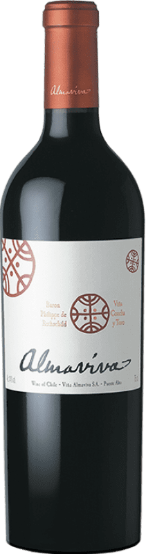 Free Shipping | Red Wine Viña Almaviva Crianza — Aged I.G. Valle del Maipo Maipo Valley Chile Merlot, Cabernet Sauvignon, Cabernet Franc, Petit Verdot, Carmenère 75 cl