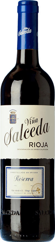 12,95 € Free Shipping | Red wine Viña Salceda Reserva D.O.Ca. Rioja The Rioja Spain Tempranillo, Graciano Bottle 75 cl