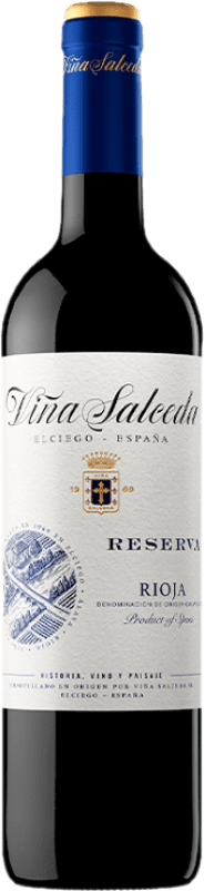 17,95 € Spedizione Gratuita | Vino Rosso Viña Salceda Riserva D.O.Ca. Rioja