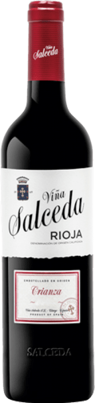 Envio grátis | Vinho Tinto Viña Salceda Crianza D.O.Ca. Rioja La Rioja Espanha Tempranillo, Graciano, Mazuelo 75 cl