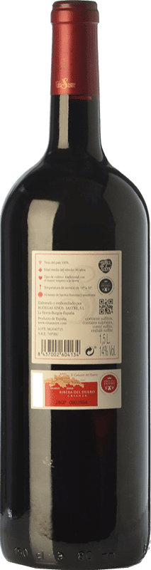 49,95 € Free Shipping | Red wine Viña Sastre Crianza D.O. Ribera del Duero Castilla y León Spain Tempranillo Magnum Bottle 1,5 L