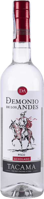 Envio grátis | Aguardente Pisco Tacama Acholado Demonio de los Andes Peru 70 cl