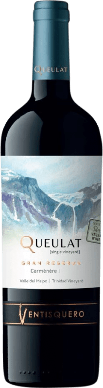 21,95 € | Красное вино Viña Ventisquero Queulat Гранд Резерв I.G. Valle del Maipo Долина Майпо Чили Syrah, Carmenère 75 cl
