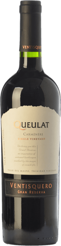 Envio grátis | Vinho Tinto Viña Ventisquero Queulat Grande Reserva I.G. Valle del Maipo Vale do Maipo Chile Carmenère 75 cl