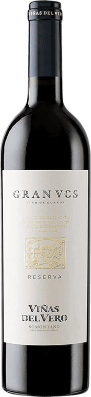 18,95 € Free Shipping | Red wine Viñas del Vero Gran Vos Reserva D.O. Somontano Aragon Spain Merlot, Cabernet Sauvignon Bottle 75 cl