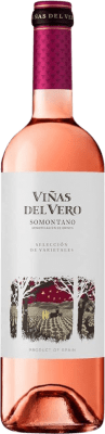 Envio grátis | Vinho rosé Viñas del Vero Merlot-Tempranillo Jovem D.O. Somontano Aragão Espanha Tempranillo, Merlot 75 cl