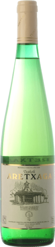 7,95 € | Weißwein Virgen de Lorea Txakoli Aretxaga D.O. Bizkaiko Txakolina Baskenland Spanien Hondarribi Zuri, Follec 75 cl