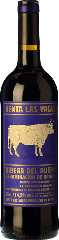 18,95 € | Rotwein Vizcarra Venta Las Vacas Alterung D.O. Ribera del Duero Kastilien und León Spanien Tempranillo 75 cl