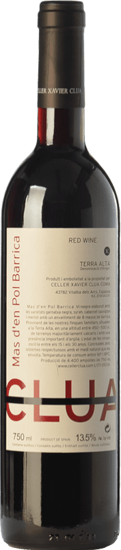 19,95 € Envio grátis | Vinho tinto Xavier Clua Mas d'en Pol Barrica Jovem D.O. Terra Alta