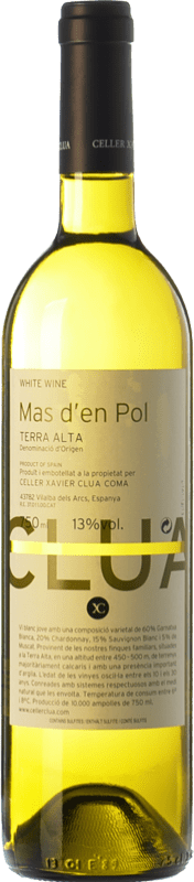 9,95 € | Vino blanco Xavier Clua Mas d'en Pol Blanc D.O. Terra Alta Cataluña España Garnacha Blanca, Chardonnay, Sauvignon Blanca, Moscatel Grano Menudo 75 cl