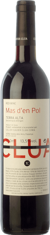 7,95 € Envío gratis | Vino Tinto Xavier Clua Mas d'en Pol Joven D.O. Terra Alta