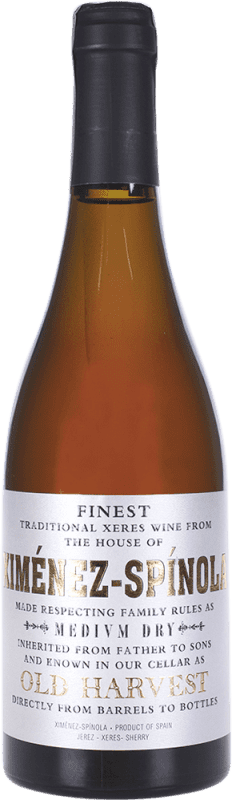 34,95 € Envoi gratuit | Vin Fortifié Ximénez-Spínola Old Vines — VV Vieilles Vignes D.O. Manzanilla-Sanlúcar de Barrameda Bouteille Medium 50 cl