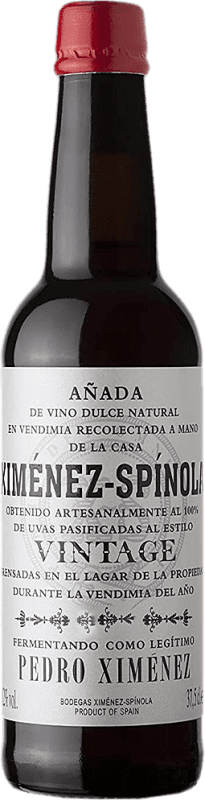 Free Shipping | Sweet wine Ximénez-Spínola PX D.O. Manzanilla-Sanlúcar de Barrameda Andalusia Spain Pedro Ximénez Half Bottle 37 cl