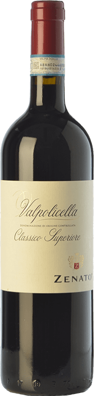 19,95 € | Red wine Zenato Classico Superiore D.O.C. Valpolicella Veneto Italy Sangiovese, Corvina, Rondinella Bottle 75 cl