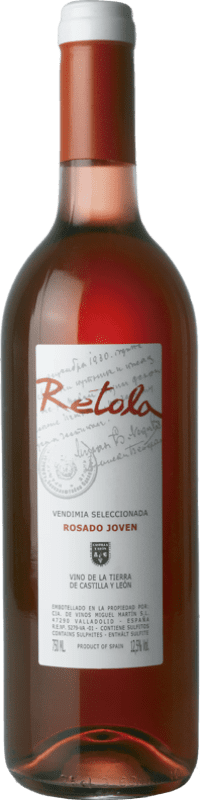 5,95 € | Rosé wine Thesaurus Retola Vendimia Seleccionada Joven I.G.P. Vino de la Tierra de Castilla y León Castilla y León Spain Tempranillo, Grenache Bottle 75 cl