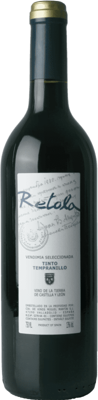 5,95 € | Red wine Thesaurus Retola Vendimia Seleccionada Joven I.G.P. Vino de la Tierra de Castilla y León Castilla y León Spain Tempranillo Bottle 75 cl