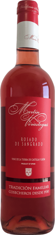 4,95 € Spedizione Gratuita | Vino rosato Thesaurus Martín Verástegui Giovane I.G.P. Vino de la Tierra de Castilla y León