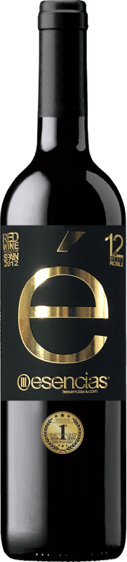 红酒 Esencias «é» 12 Meses 岁 2012 I.G.P. Vino de la Tierra de Castilla y León 卡斯蒂利亚莱昂 西班牙 Tempranillo 瓶子 75 cl