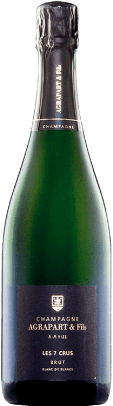 Kostenloser Versand | Weißer Sekt Agrapart 7 Crus Grand Cru Brut Große Reserve A.O.C. Champagne Champagner Frankreich Chardonnay 75 cl