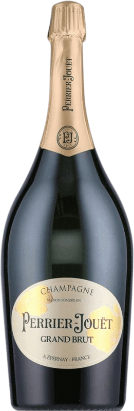 525,95 € Envoi gratuit | Vin Mousseux Blanc Perrier-Jouët Grand Brut A.O.C. Champagne Bouteille Jéroboam-Double Magnum 3 L