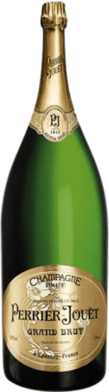 869,95 € Бесплатная доставка | Белое игристое Perrier-Jouët Grand брют A.O.C. Champagne Имперская бутылка-Mathusalem 6 L