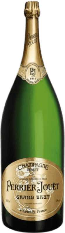 869,95 € | Белое игристое Perrier-Jouët Grand брют A.O.C. Champagne шампанское Франция Pinot Black, Chardonnay Имперская бутылка-Mathusalem 6 L