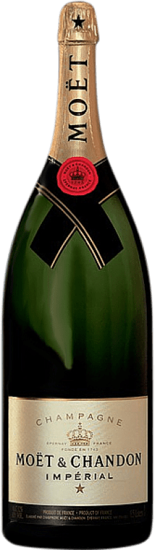 Kostenloser Versand | Weißer Sekt Moët & Chandon Impérial Brut A.O.C. Champagne Champagner Frankreich Spätburgunder, Chardonnay, Pinot Meunier Nebukadnezar Flasche 15 L