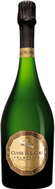 Free Shipping | White sparkling G.H. Mumm Cuvée R. Lalou 1998 A.O.C. Champagne Champagne France Pinot Black, Chardonnay 75 cl