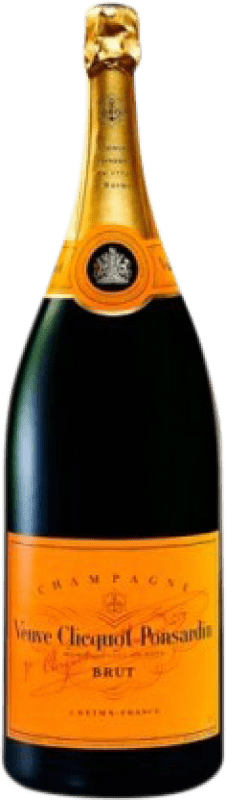 1 857,95 € Бесплатная доставка | Белое игристое вино Veuve Clicquot Brut — брют A.O.C. Champagne Бутылка Навуходоносор 15 L