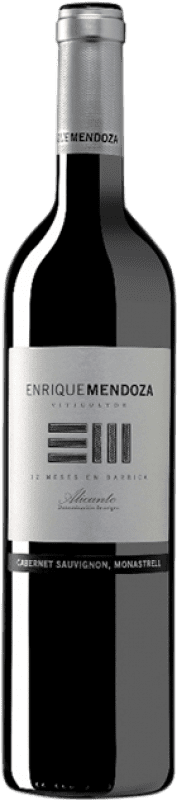 10,95 € | Red wine Enrique Mendoza Cabernet-Monastrell Aged D.O. Alicante Valencian Community Spain Cabernet Sauvignon, Monastrell 75 cl