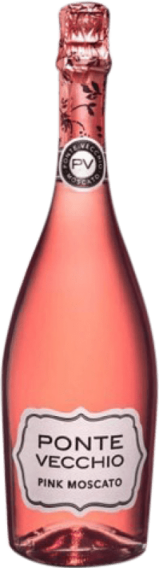 Бесплатная доставка | Розовое игристое Ponte Vecchio Pink Moscato Испания Tempranillo, Muscat 75 cl