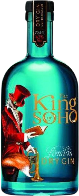 Envío gratis | Ginebra West End King of Soho Gin 70 cl