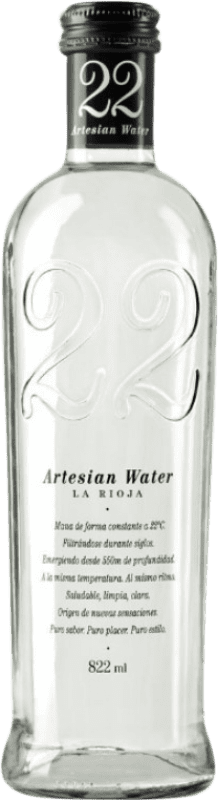 32,95 € | Boîte de 12 unités Eau 22 Artesian Water 822 80 cl