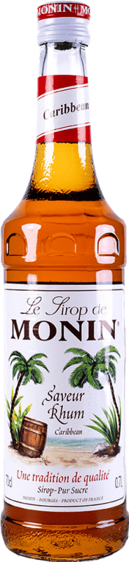 Free Shipping | Cocktail Syrup Monin Sirope al Caribbean Ron France 70 cl Alcohol-Free