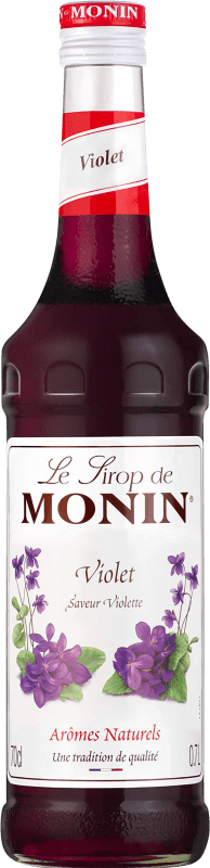 Free Shipping | Schnapp Monin Sipore Violeta Violet France 70 cl Alcohol-Free