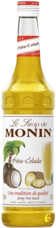 Envío gratis | Sirope para Cóctel Monin Piña Colada Ananas Pineapple Francia 70 cl Sin Alcohol