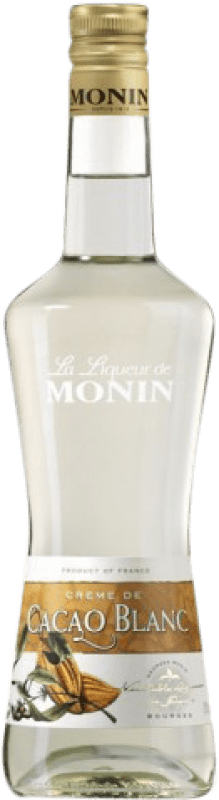 Spedizione Gratuita | Crema di Liquore Monin Chocolate Blanco Cacao Blanc Francia 70 cl