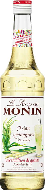 免费送货 | Schnapp Monin Sirope Hierbas de Limón Lemongrass 法国 70 cl 不含酒精