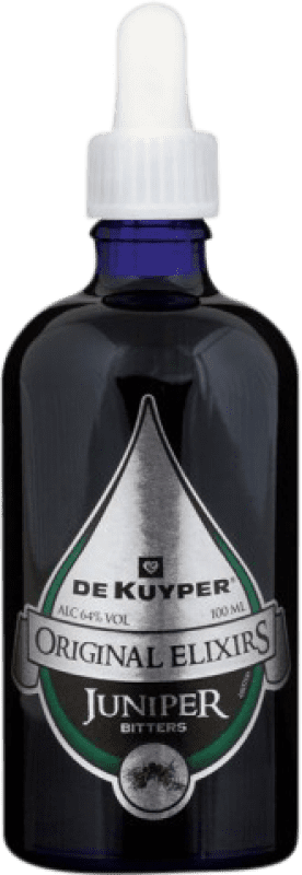 Envio grátis | Schnapp De Kuyper Juniper Bitter Garrafa Miniatura 10 cl