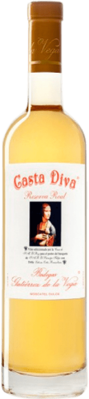 免费送货 | 甜酒 Gutiérrez de la Vega Casta Diva Real 预订 D.O. Alicante 巴伦西亚社区 西班牙 Muscat 瓶子 Medium 50 cl