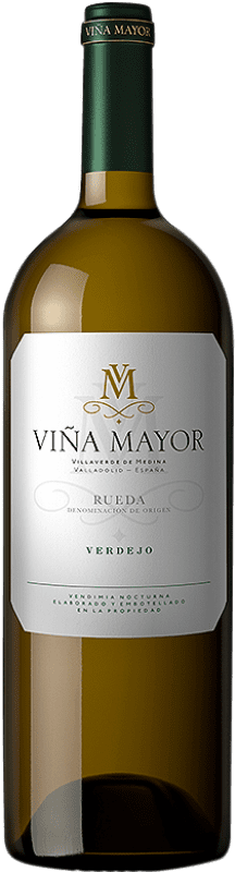 19,95 € Free Shipping | White wine Viña Mayor D.O. Rueda Magnum Bottle 1,5 L