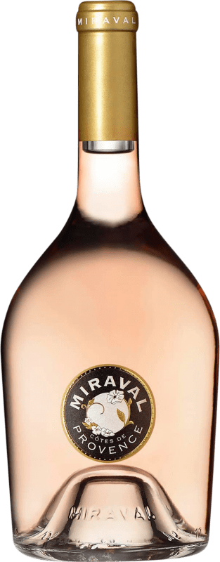 179,95 € Envio grátis | Espumante rosé Château Miraval Rosé A.O.C. Côtes de Provence Garrafa Jéroboam-Duplo Magnum 3 L