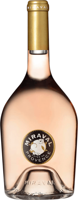 166,95 € Free Shipping | Rosé sparkling Château Miraval Rosé A.O.C. Côtes de Provence Jéroboam Bottle-Double Magnum 3 L