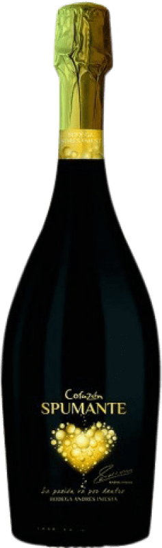 7,95 € | 白スパークリングワイン Iniesta Corazón Spumante Blanco D.O. Manchuela スペイン Macabeo, Chardonnay 75 cl