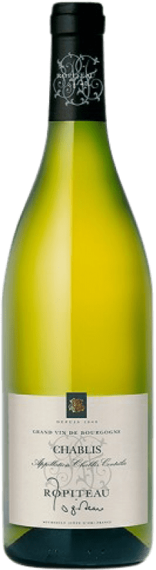 Envío gratis | Vino blanco Ropiteau Frères A.O.C. Chablis Borgoña Francia Chardonnay 75 cl