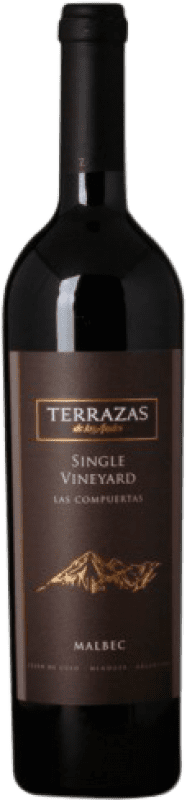 53,95 € Free Shipping | Red wine Terrazas de los Andes Single Vineyard Las Compuertas 2010 Argentina Malbec Bottle 75 cl