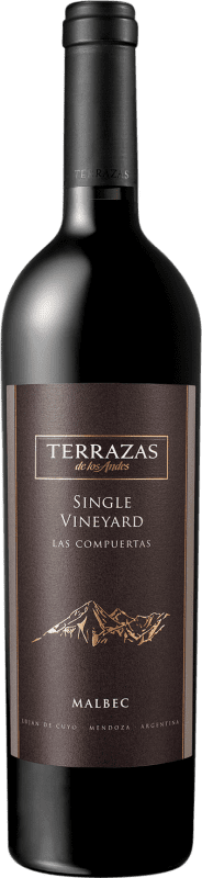 76,95 € Envío gratis | Vino tinto Terrazas de los Andes Single Vineyard Las Compuertas